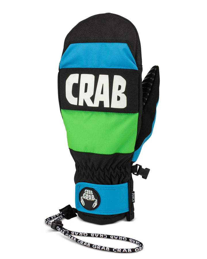 Crab Grab Punch Mittens Neon