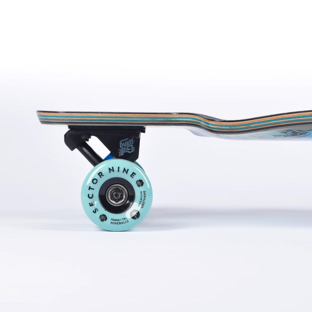 Sector 9 Fault Line Feast Longboard Complete