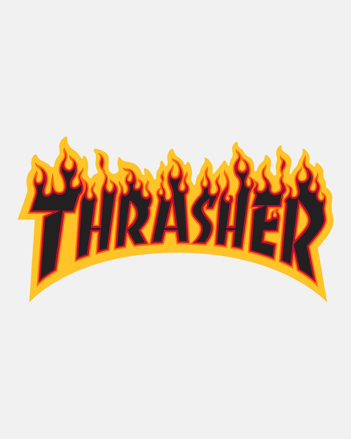 Thrasher Flame 10" Sticker - Assorted