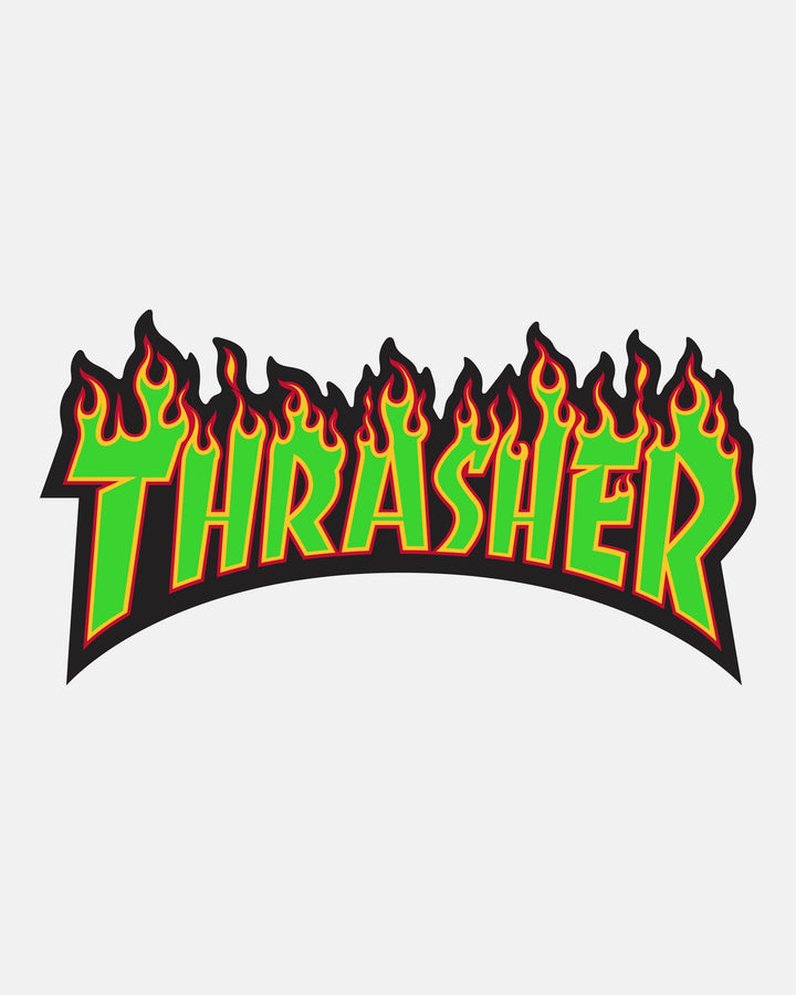 Thrasher Flame 10" Sticker - Assorted