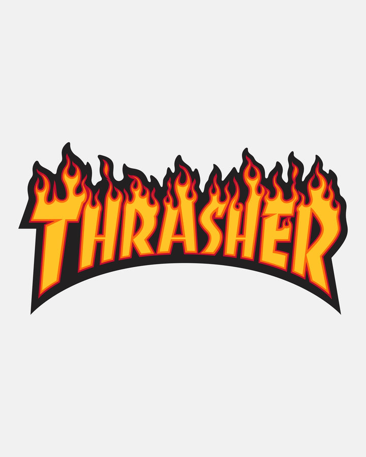 Thrasher Flame 10" Sticker - Assorted