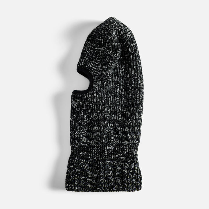 Autumn Marl Balaclava Black