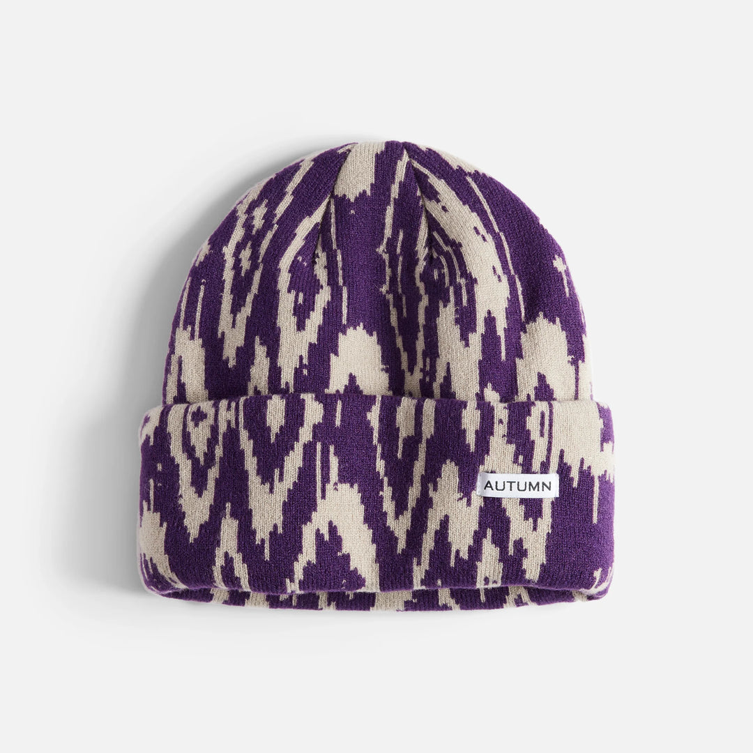Autumn Craft Beanie - Grape