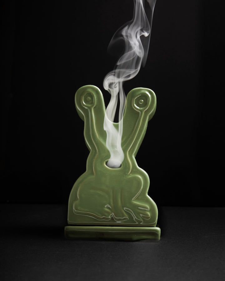 Butter Goods x Daniel Johnston Frog Ceramic Incense Holder