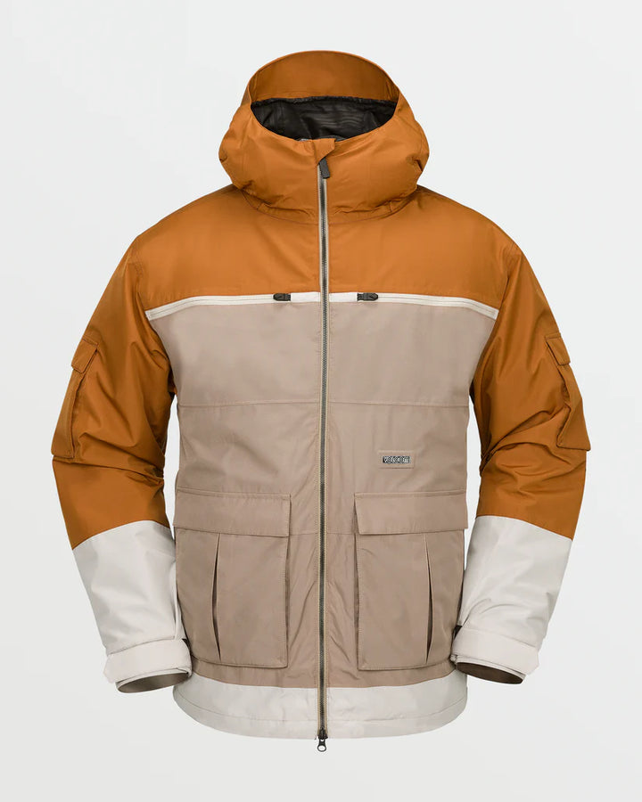 Volcom Nightbreaker 20k Jacket Chestnut Brown