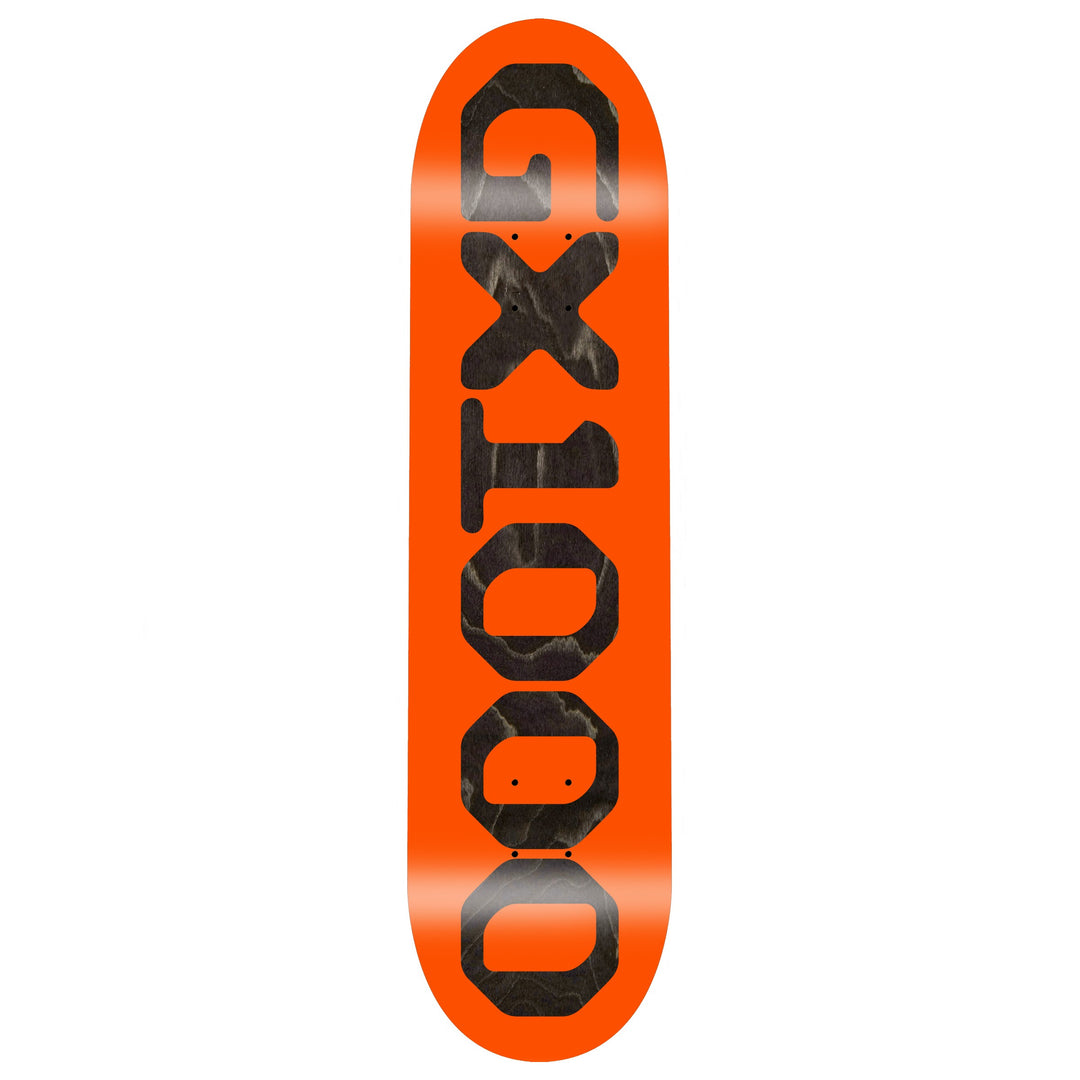 GX1000 OG Logo Orange/Black Veneer Deck 8.625"