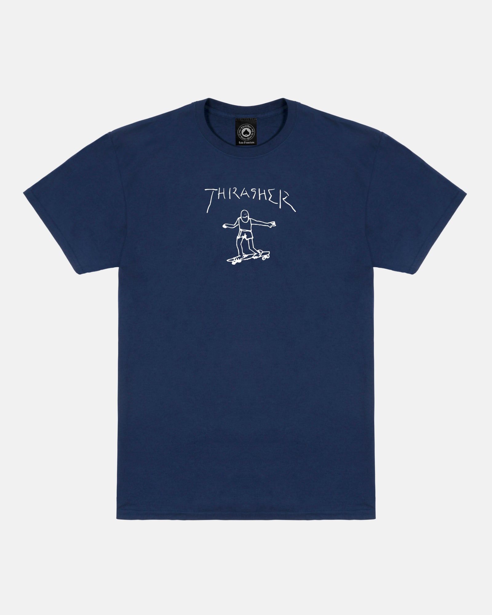 Thrasher Gonz T-Shirt - Navy/White – Eastern Boarder