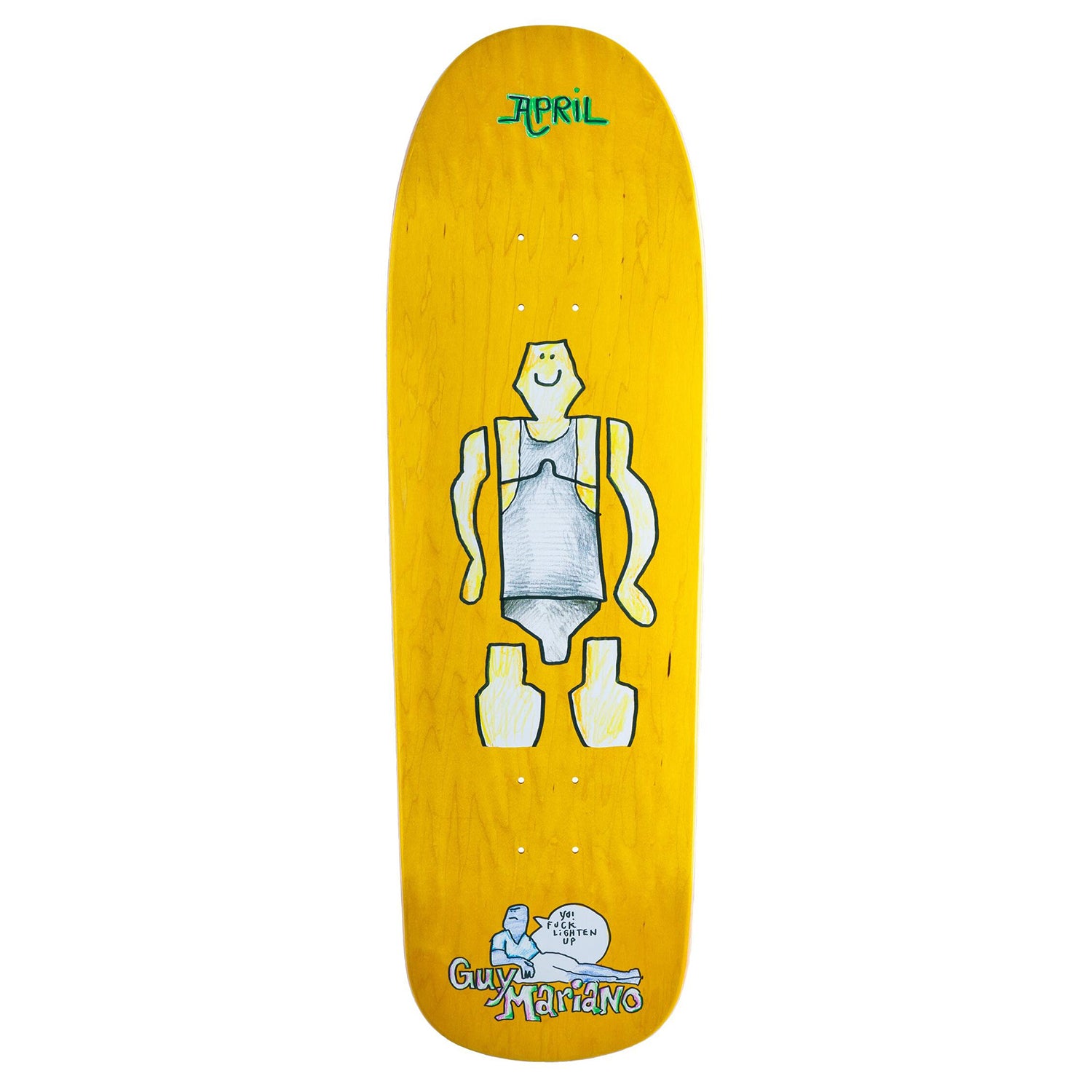 April Guy Mariano By Gonz Yellow Deck 9.6