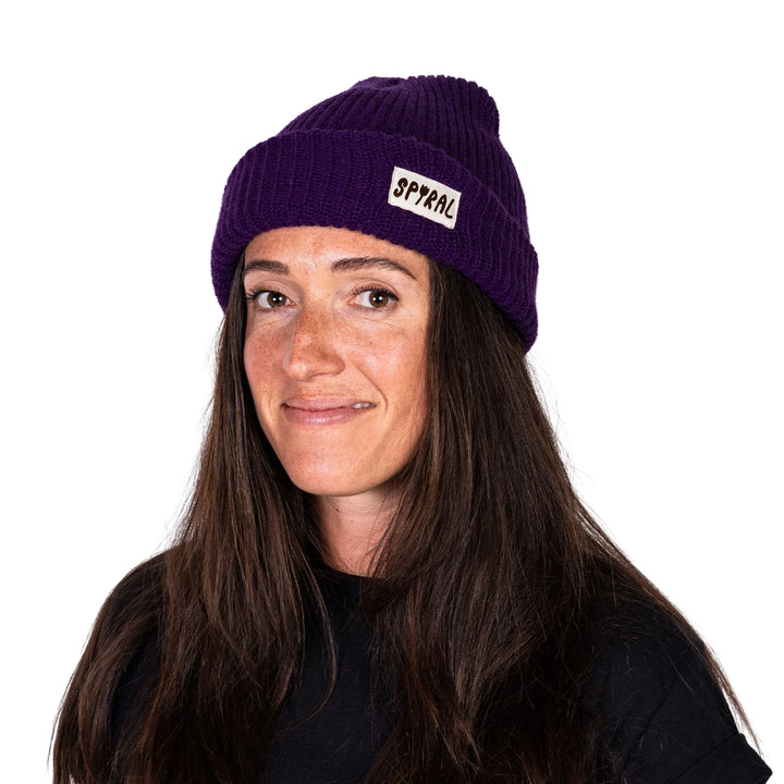 Spiral Wax Co. Bork Beanie- Purple