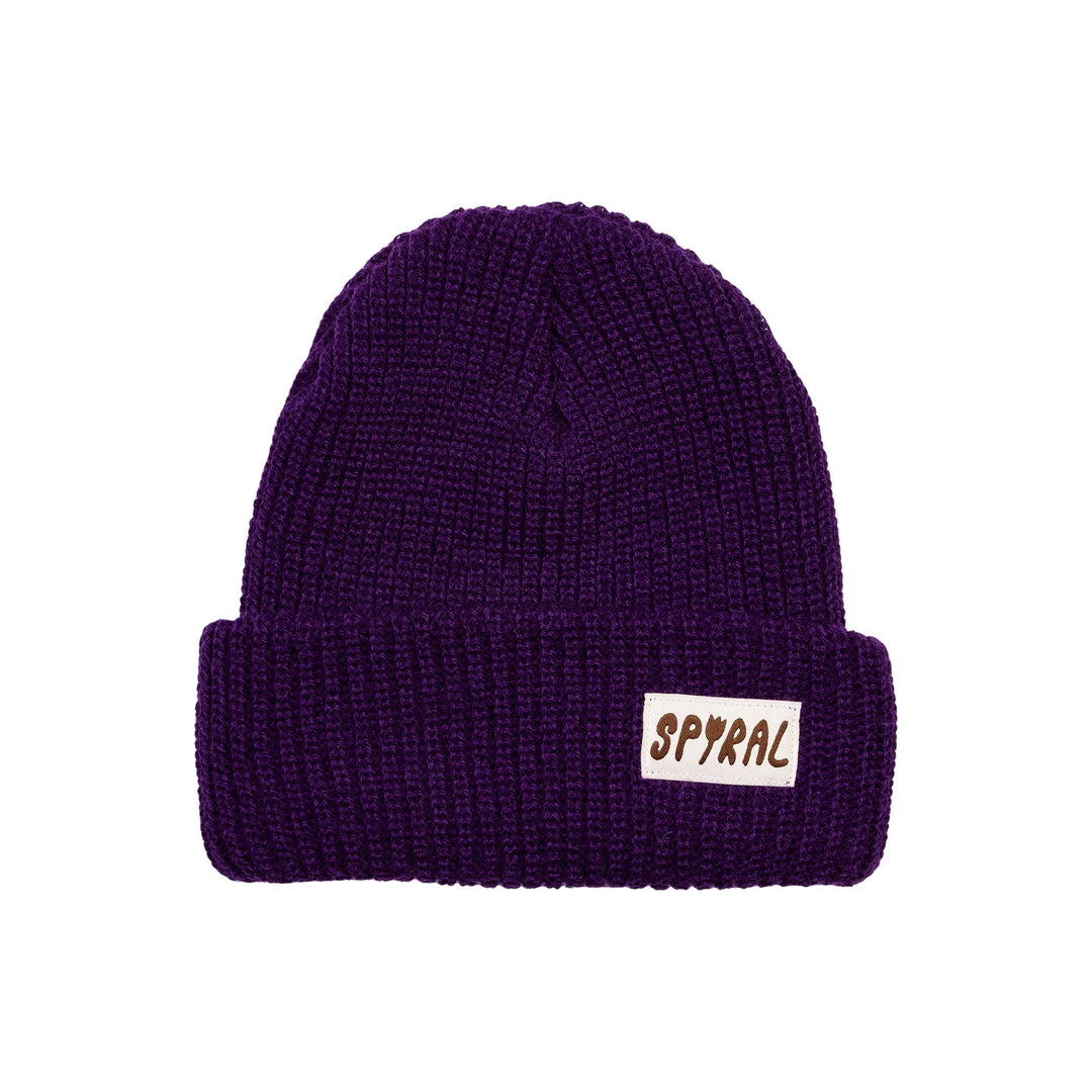 Spiral Wax Co. Bork Beanie- Purple