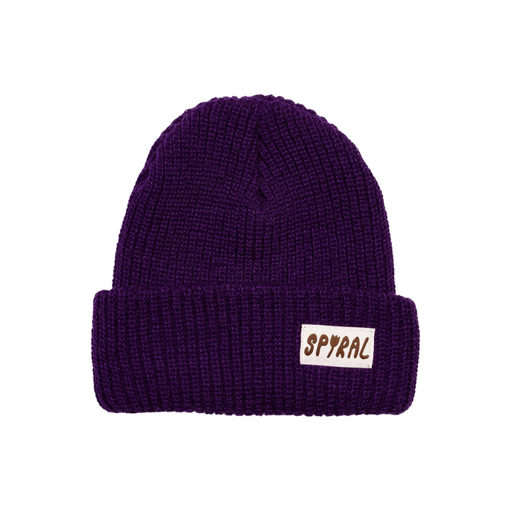 Spiral Wax Co. Bork Beanie- Purple