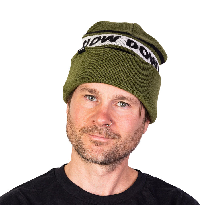 Spiral Wax Co. Slow Down Beanie Olive