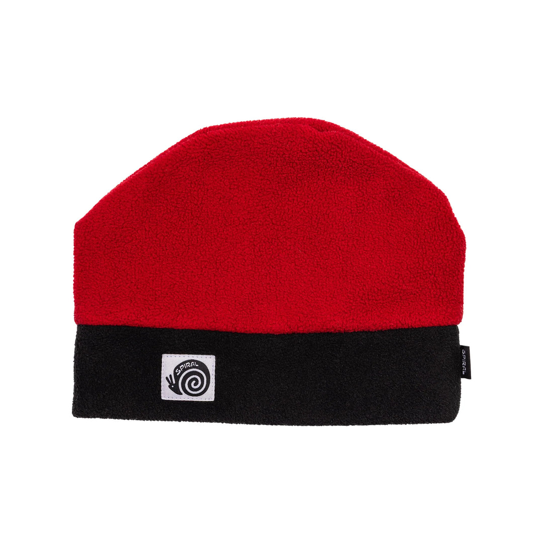 Spiral Wax Co. Baker Fleece Beanie- Red