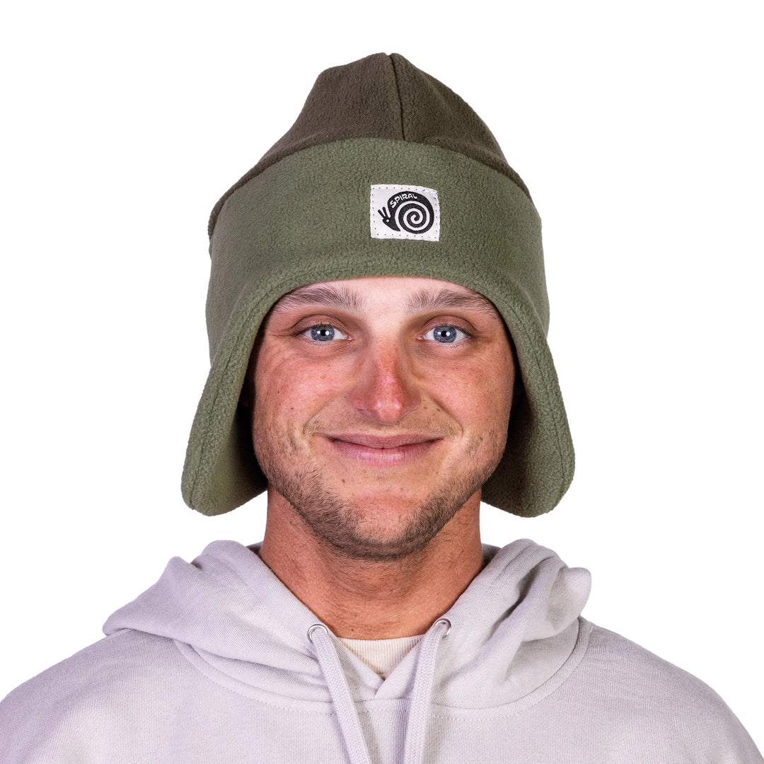 Spiral Wax Co. Valhalla Fleece Earflap Beanie