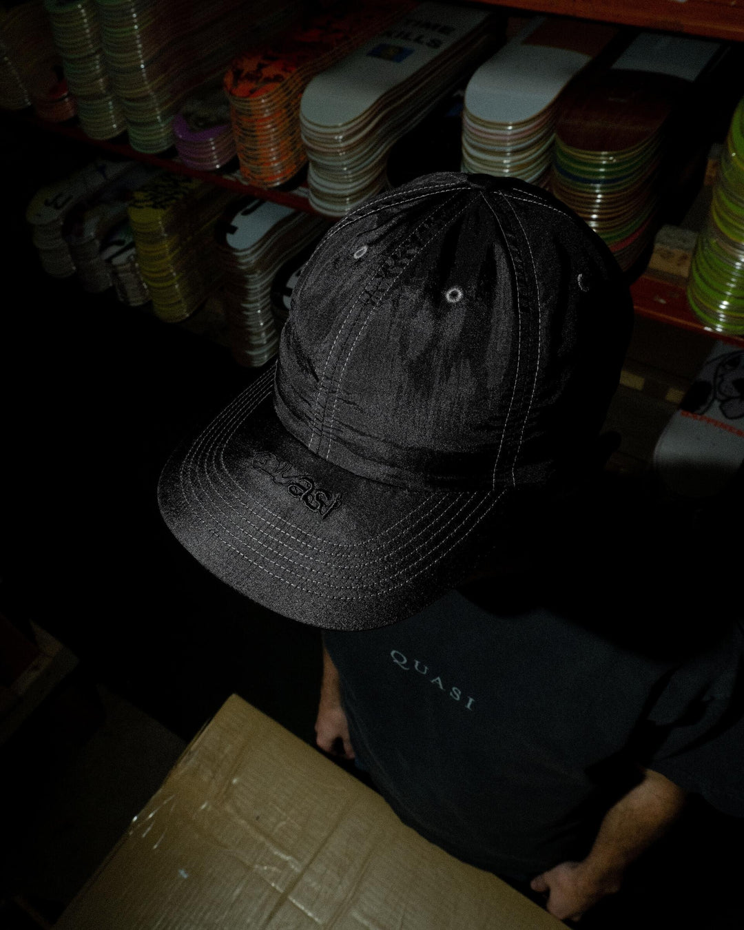 Quasi Skam 6 Panel Hat Black