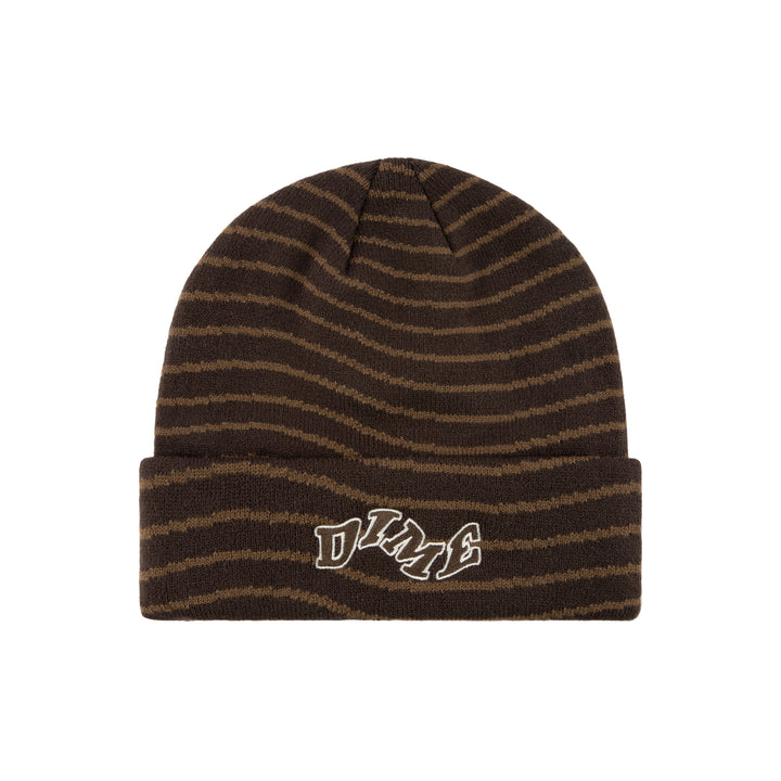 Dime College Wave Cuff Beanie Black