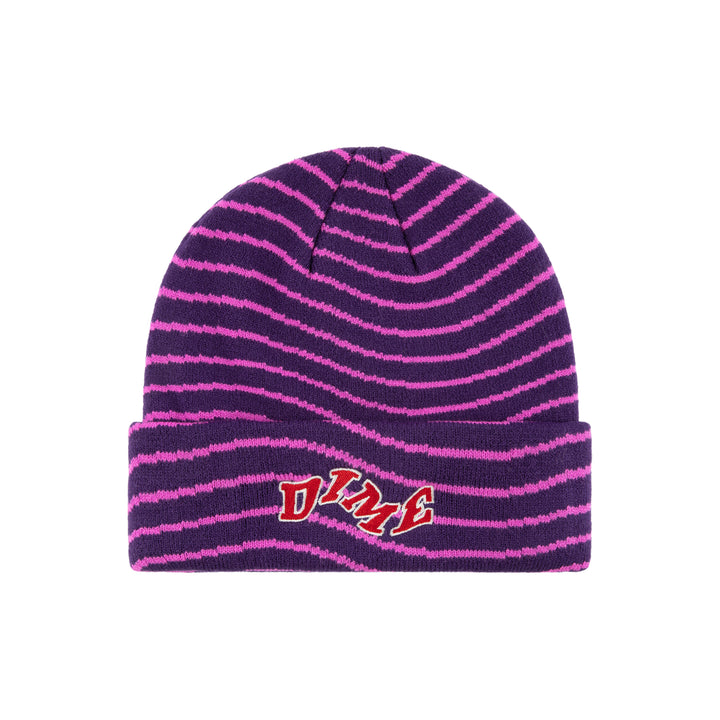 Dime College Wave Cuff Beanie Burgundy