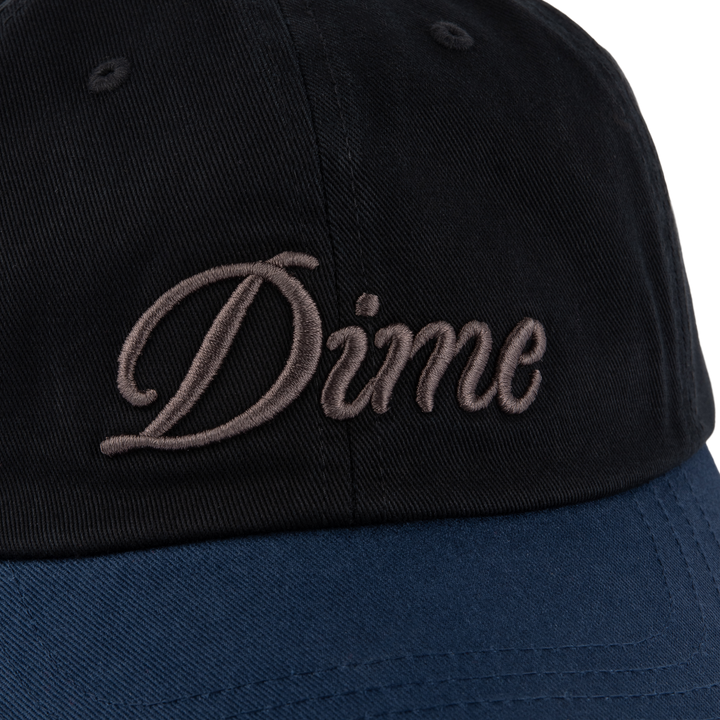 Dime Cursive Low Pro Hat Black/Midnight