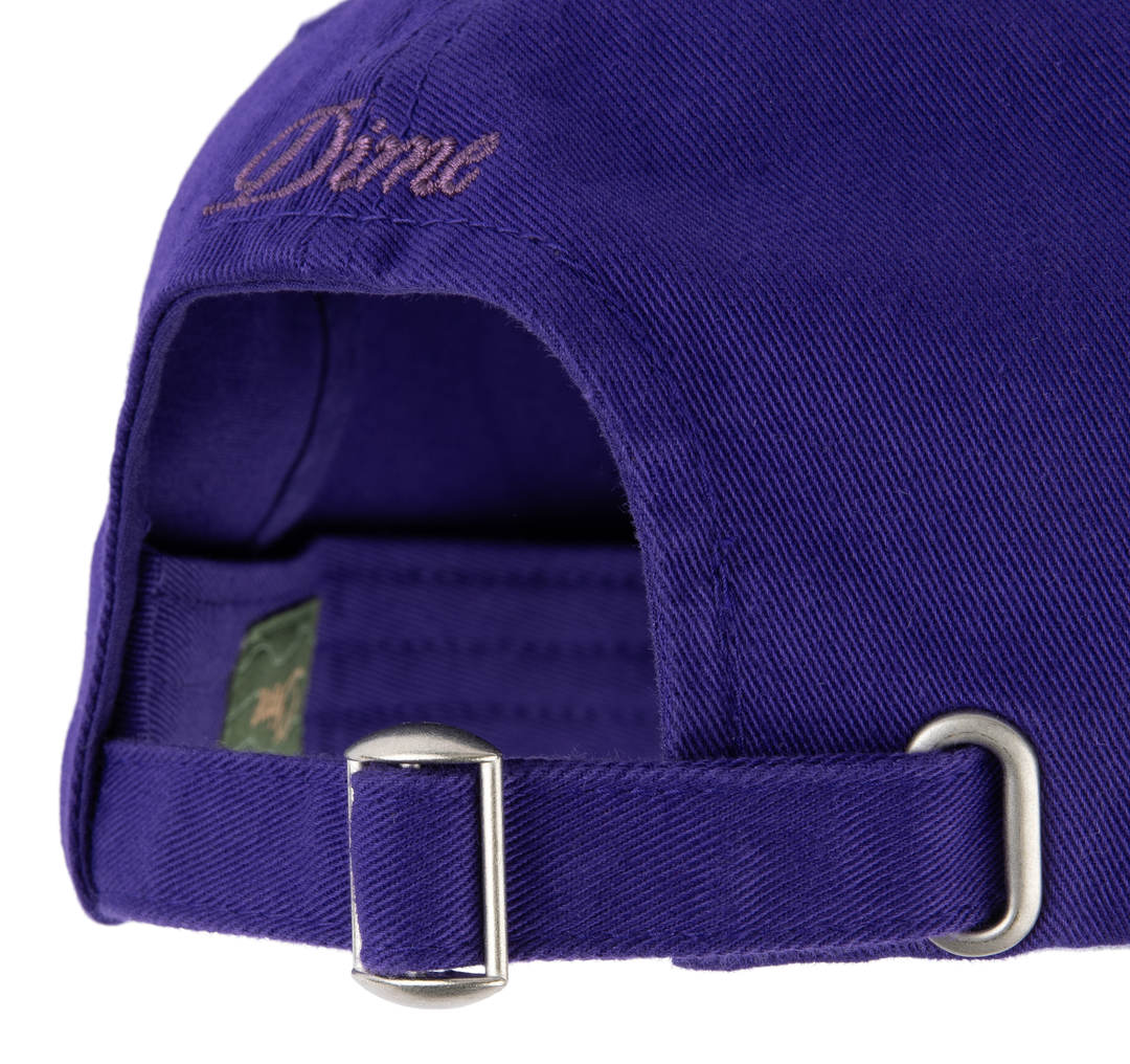 Dime Cursive Low Pro Hat Purple/Black