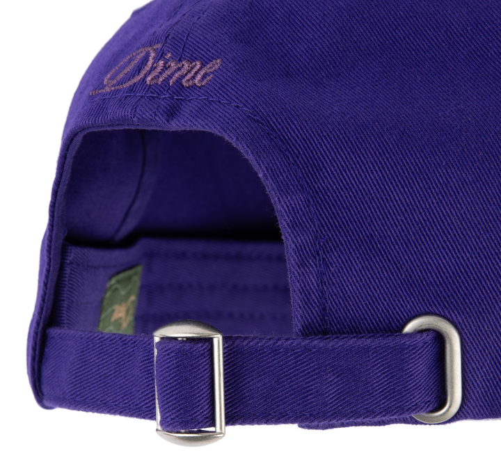 Dime Cursive Low Pro Hat Purple/Black