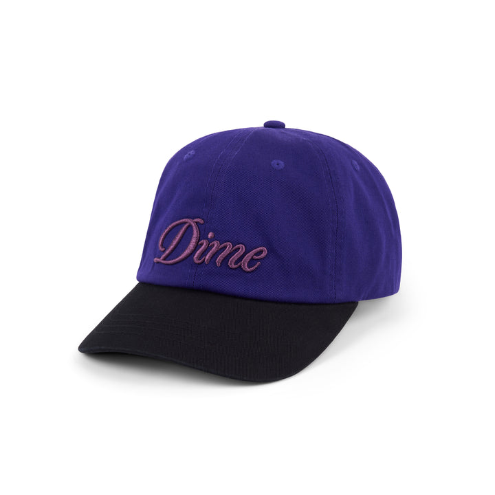 Dime Cursive Low Pro Hat Purple/Black