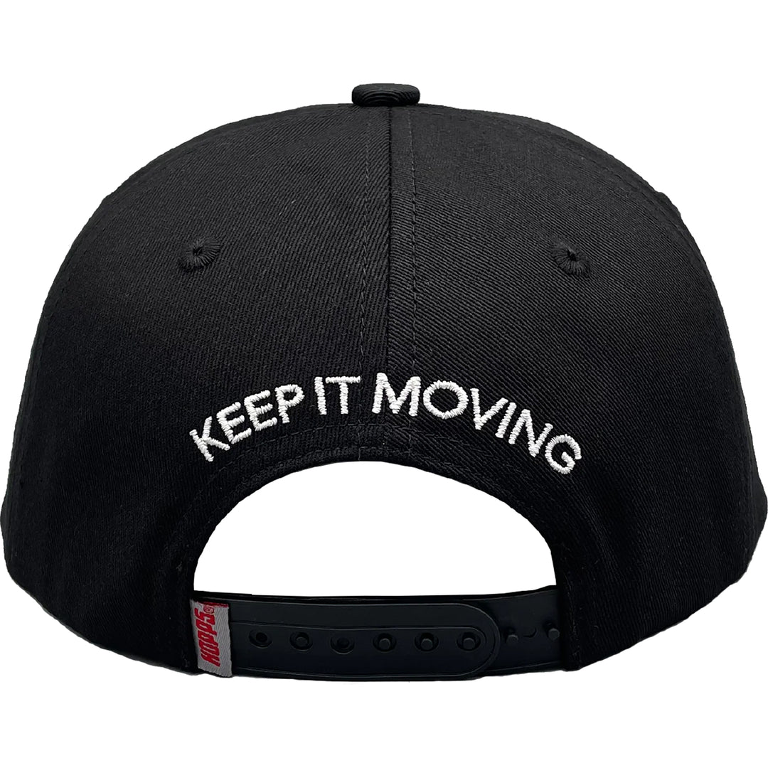 Hopps x Quartersnacks Patch Snapback Black