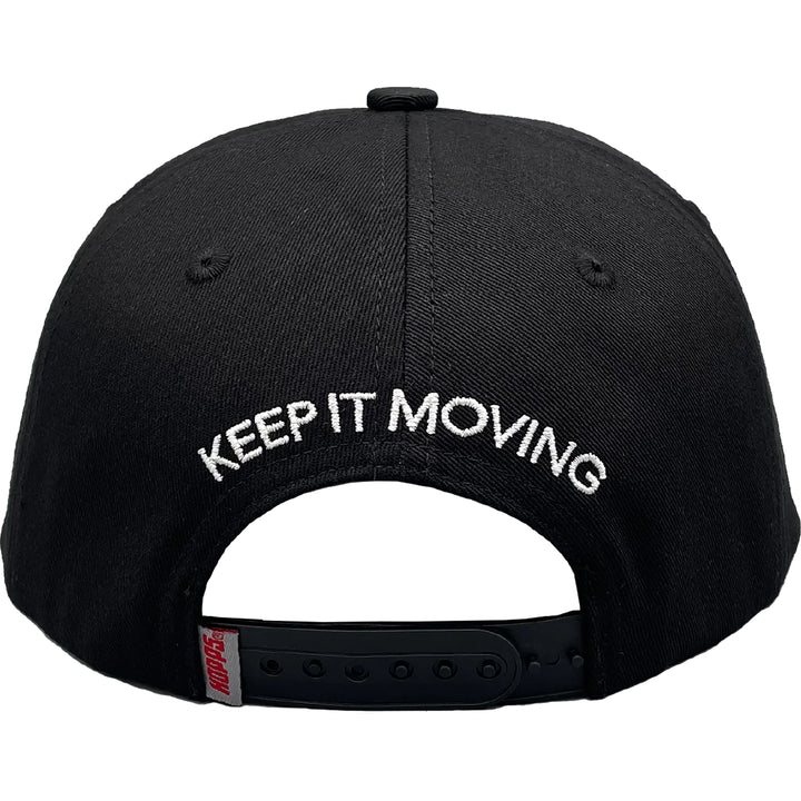 Hopps x Quartersnacks Patch Snapback Black