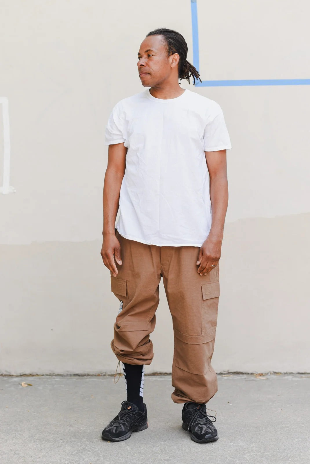 Hopps x Quartersnacks Tactical Cargo Pants Khaki