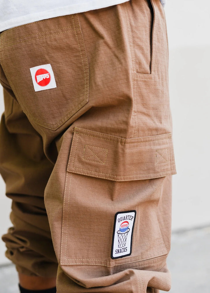 Hopps x Quartersnacks Tactical Cargo Pants Khaki