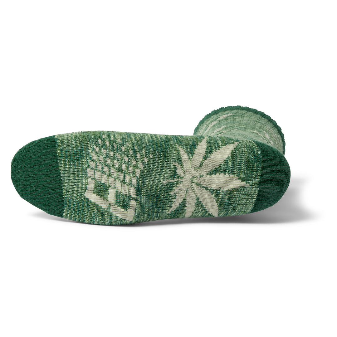 Huf x Bronze Plantlife Marled Socks Green