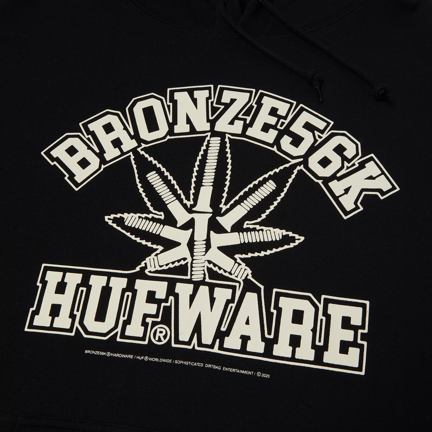 Huf x Bronze Plantware Pullover Hoodie Black – Eastern Boarder