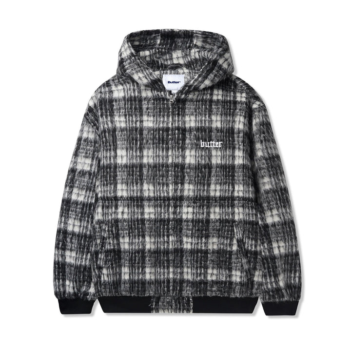 Butter Goods Heavy Plaid Work Jacket - Black/White