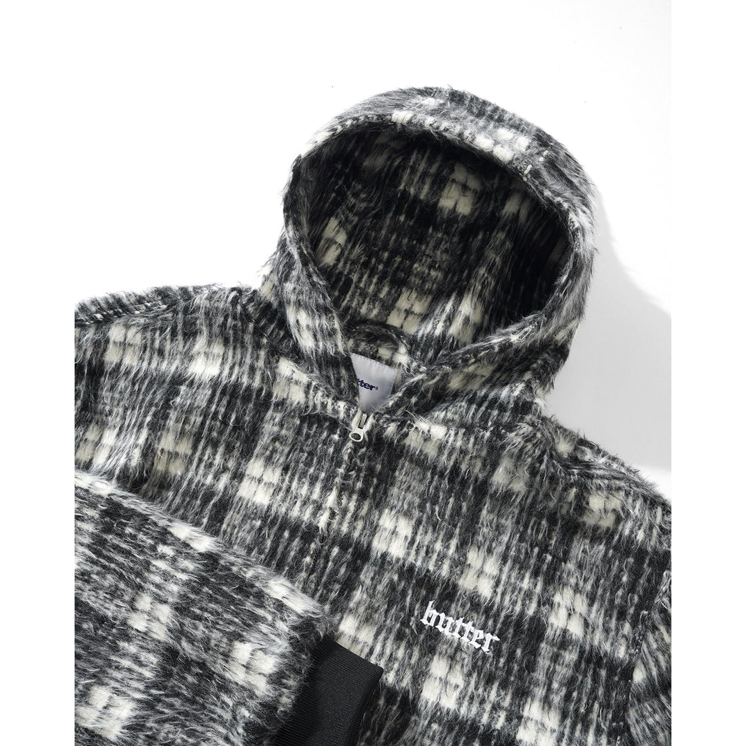 Butter Goods Heavy Plaid Work Jacket - Black/White