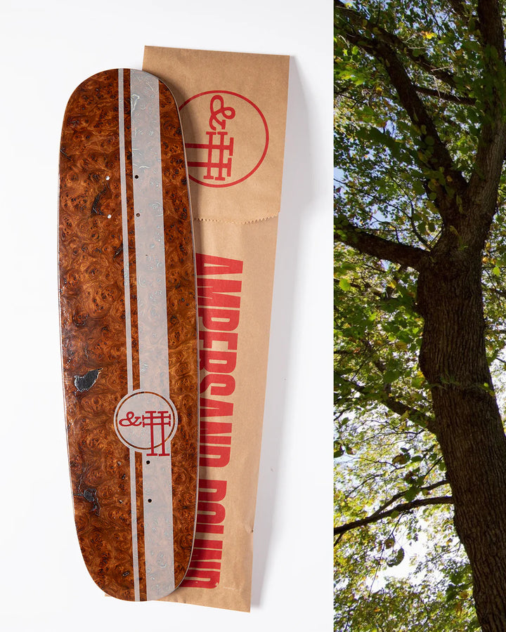 Ampersand Pound Cafe Racer Exotic Hardwood Cruiser 7.75"