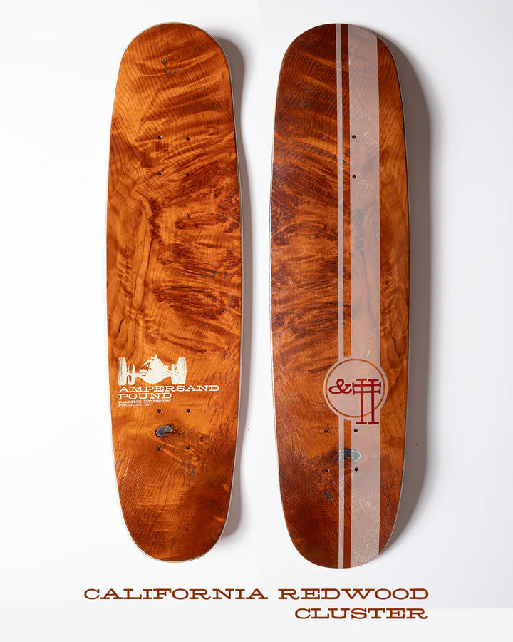 Ampersand Pound Cafe Racer Exotic Hardwood Cruiser 7.75"