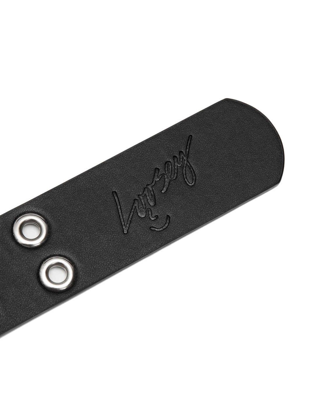 Loosey Loves You Black Grommet Hole Belt