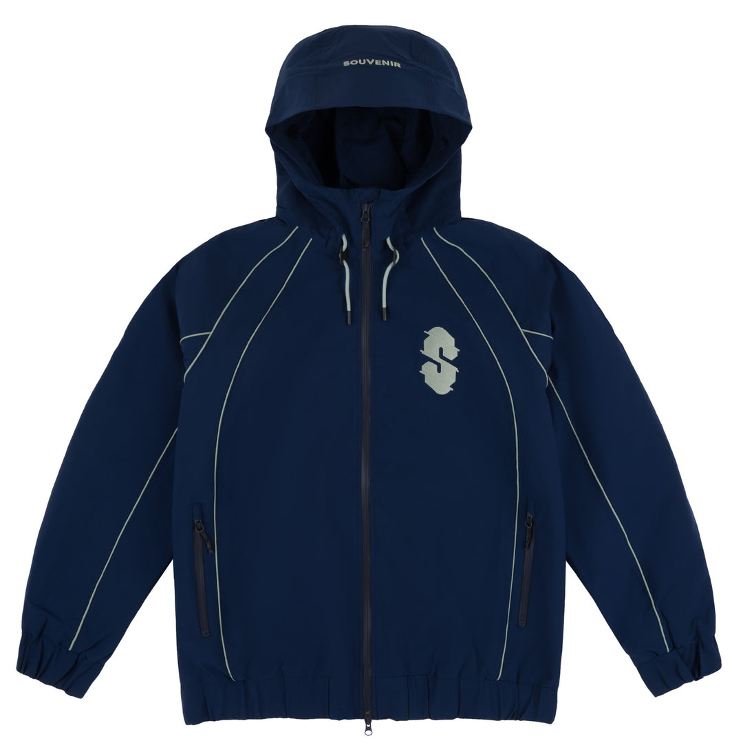 Souvenir Insulated Track Jacket Navy
