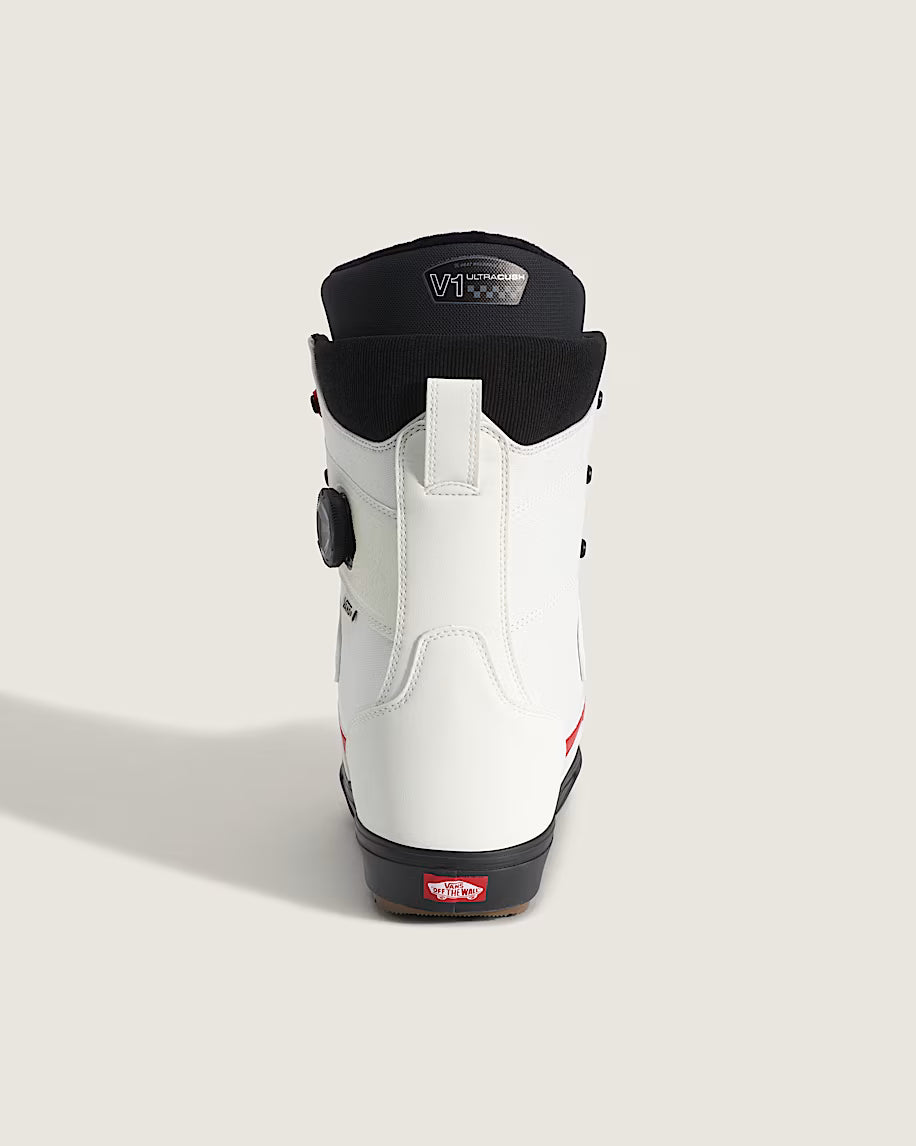 Vans Invado OG Snowboard Boots Marshmallow/Racing Red