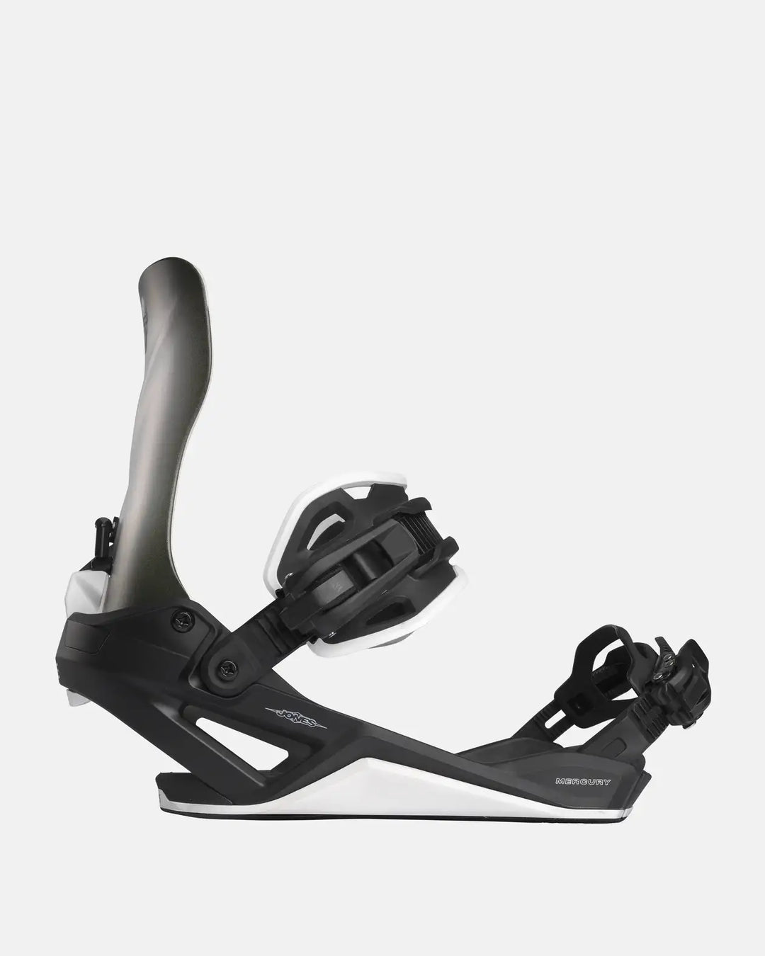 Jones Mercury FASE Snowboard Bindings Black Surf Series