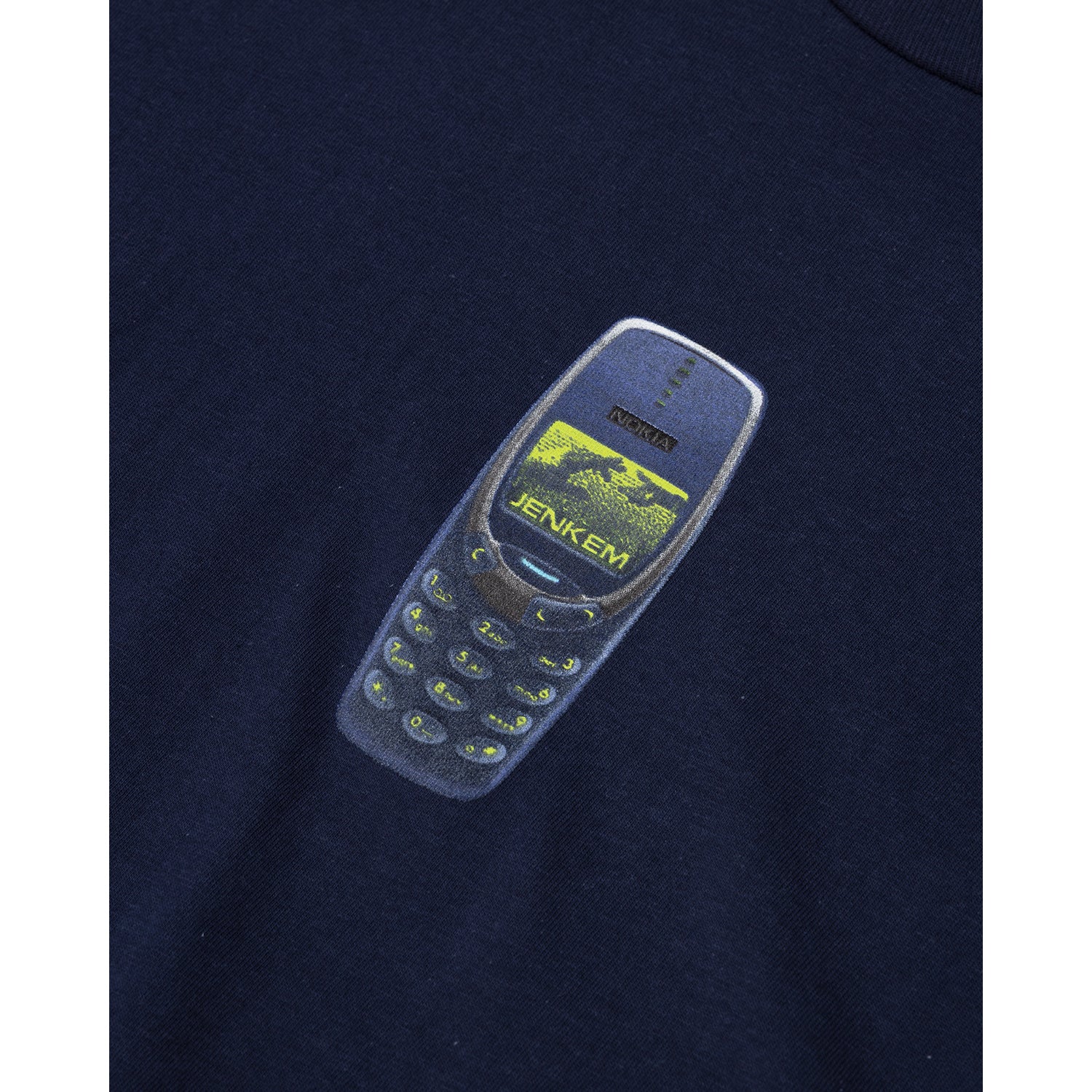 Jenkem Nokia T-Shirt Dark Navy – Eastern Boarder