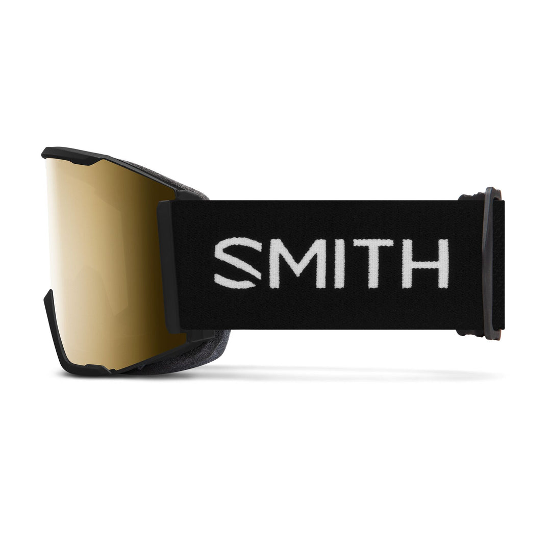 Smith Squad MAG Snowboard Goggles Black/ChromaPop Sun Black Gold Mirror