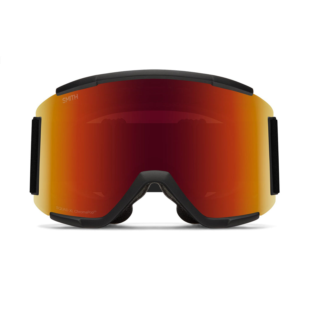 Smith Squad XL Snowboard Goggles Black/ChromaPop Sun Red Mirror