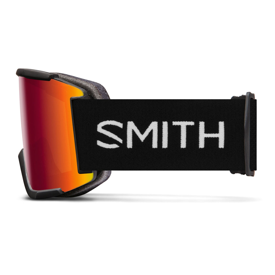 Smith Squad XL Snowboard Goggles Black/ChromaPop Sun Red Mirror