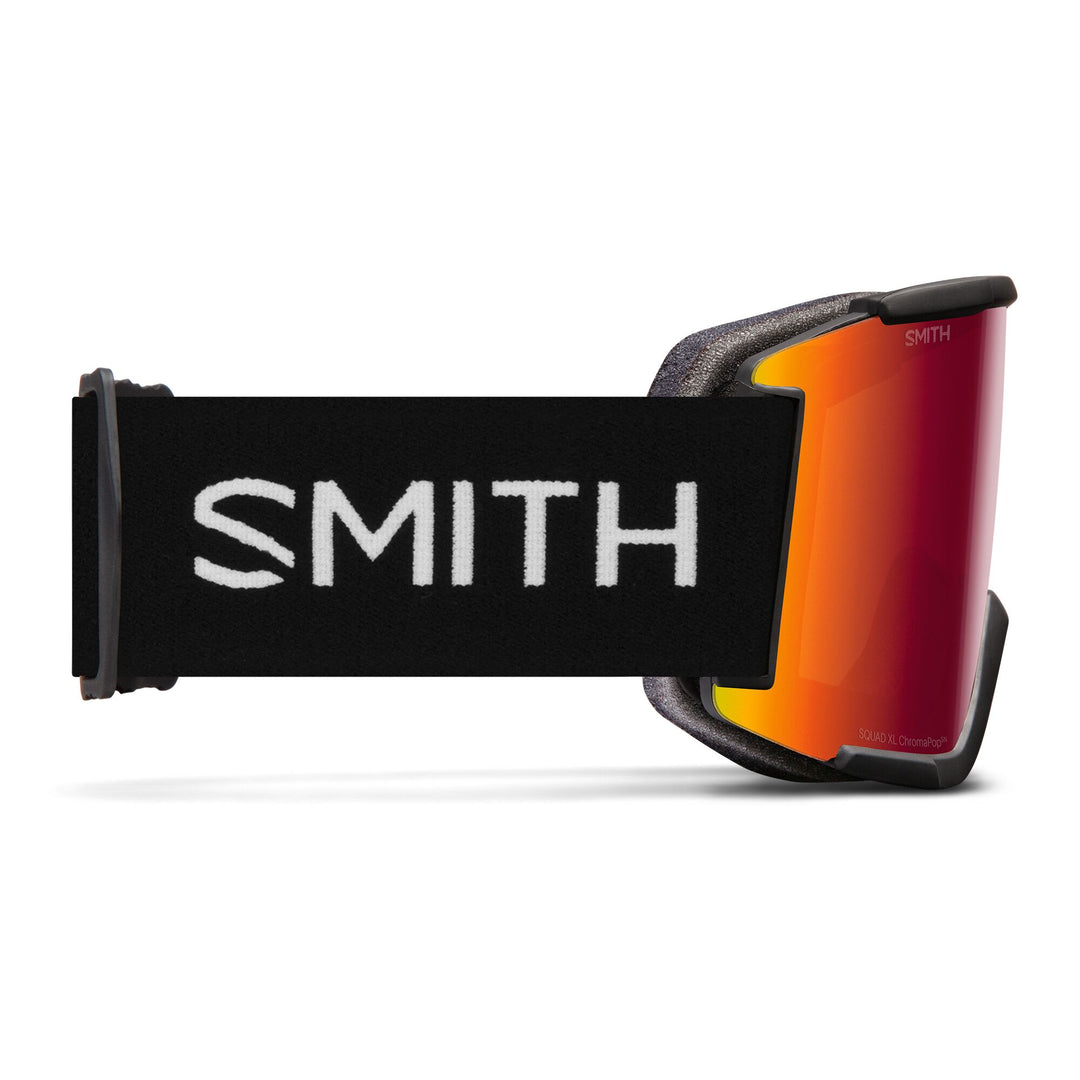 Smith Squad XL Snowboard Goggles Black/ChromaPop Sun Red Mirror