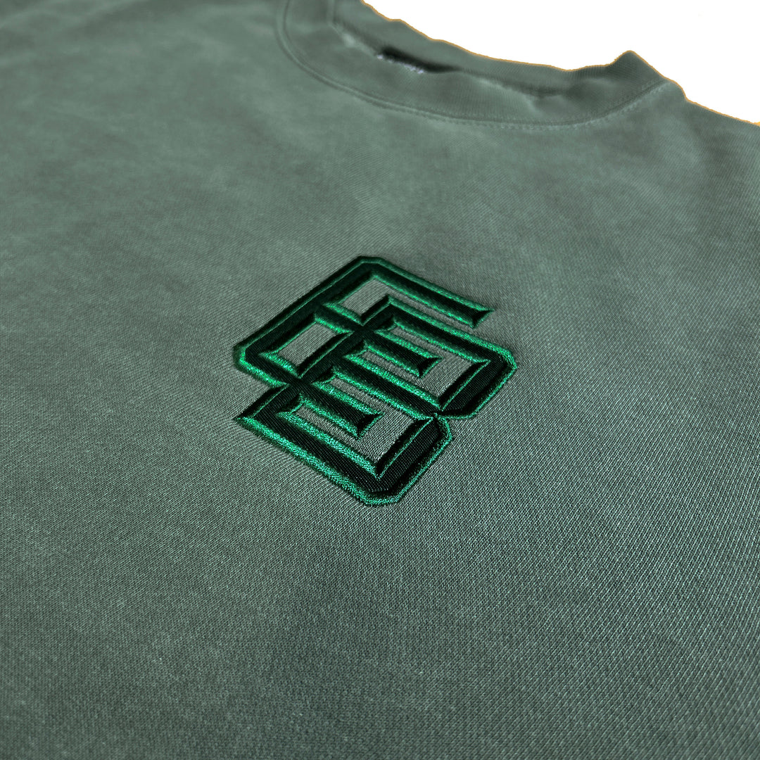 Eastern Boarder Kilgore Crewneck Pigment Dyed Alpine Green