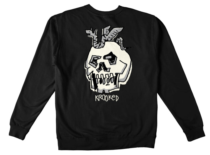 Krooked No Monster Crewneck - Black