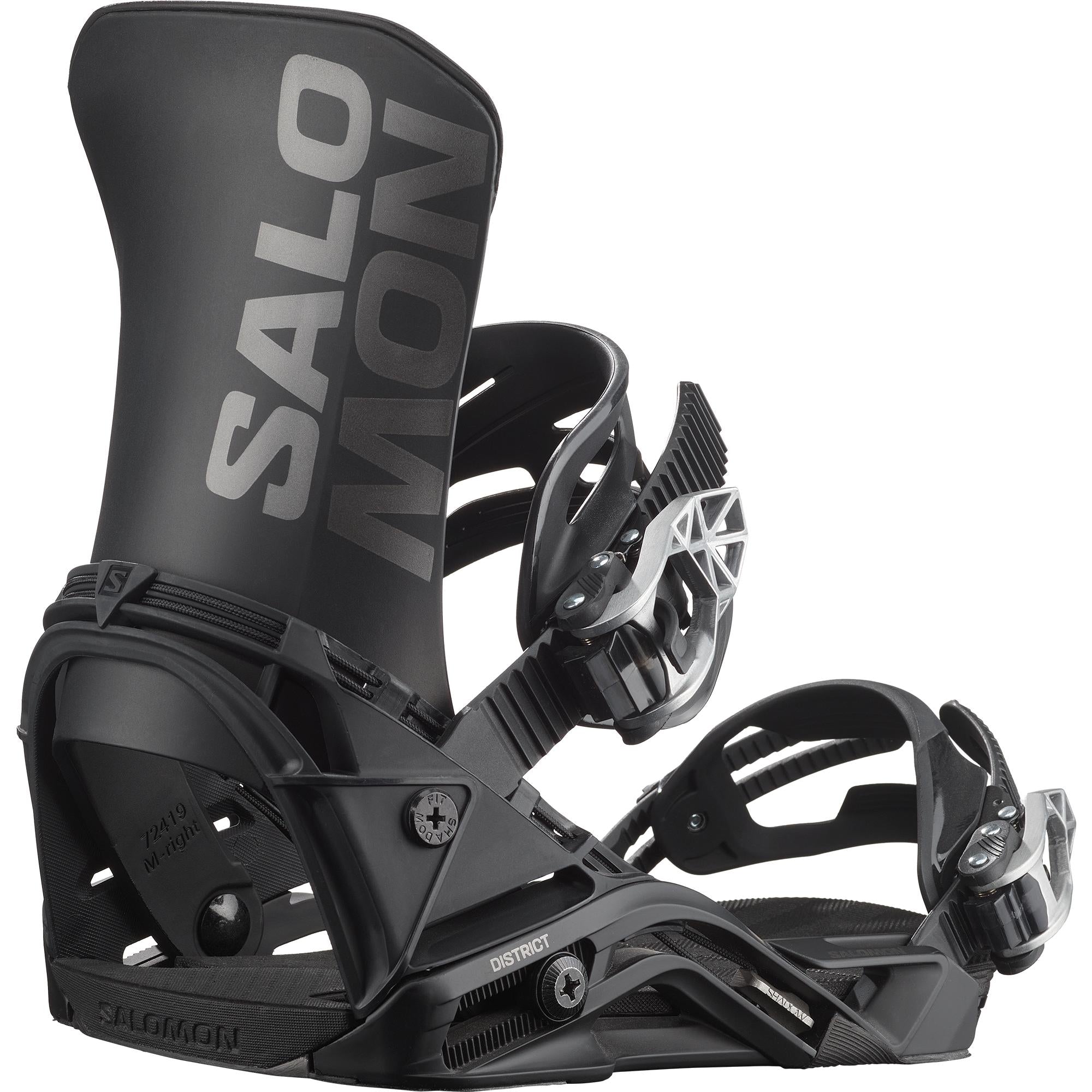 Salomon District Snowboard Bindings Black – Eastern Boarder