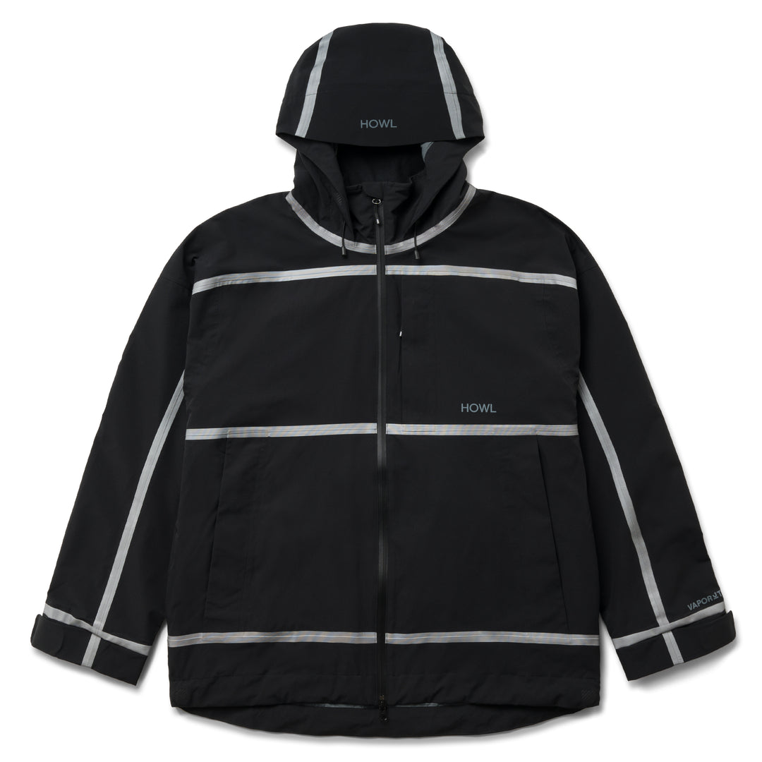 Howl Taped Snowboard Jacket - Black