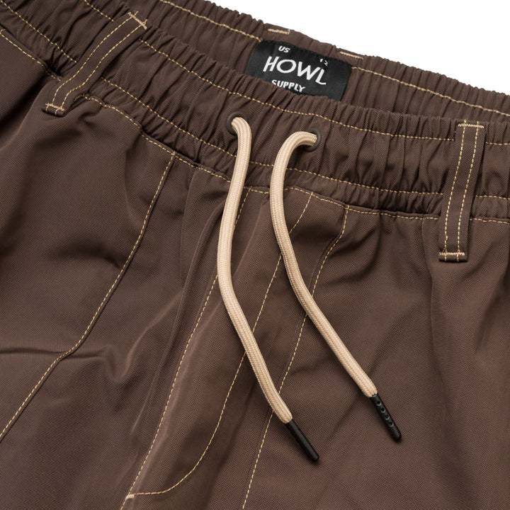 Howl X Public Snowboard Pants - Brown