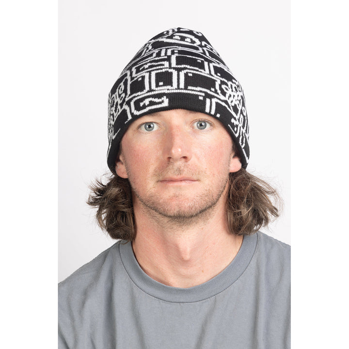 Corduroy Lebicar Beanie Black